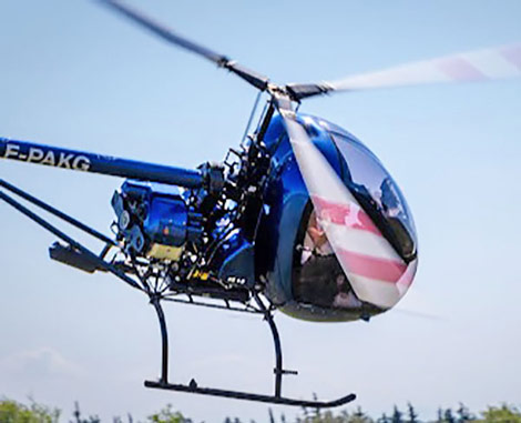 AK1-3 two-seat helicopter