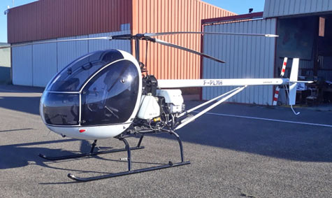 AK1-3 two-seat helicopter