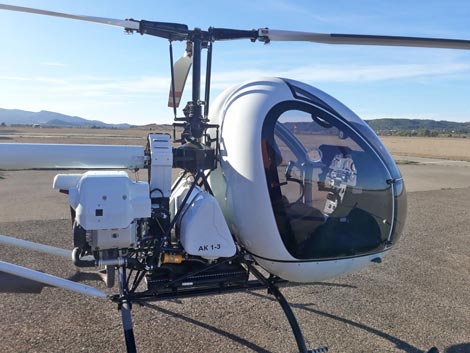 AK1-3 two-seat helicopter