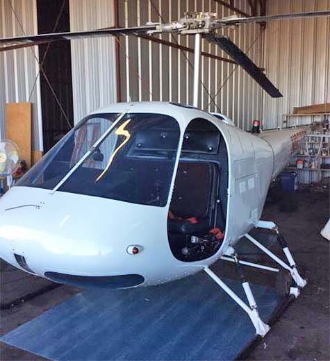 Enstrom F28-A 3-seat helicopter