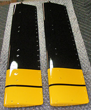 Exec Tail rotorblades