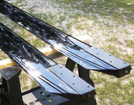 Composite-aluminum rotorblades
